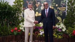 సీఎం చంద్రబాబుతో సింగపూర్ ప్రతినిధుల బృందం భేటీ.
