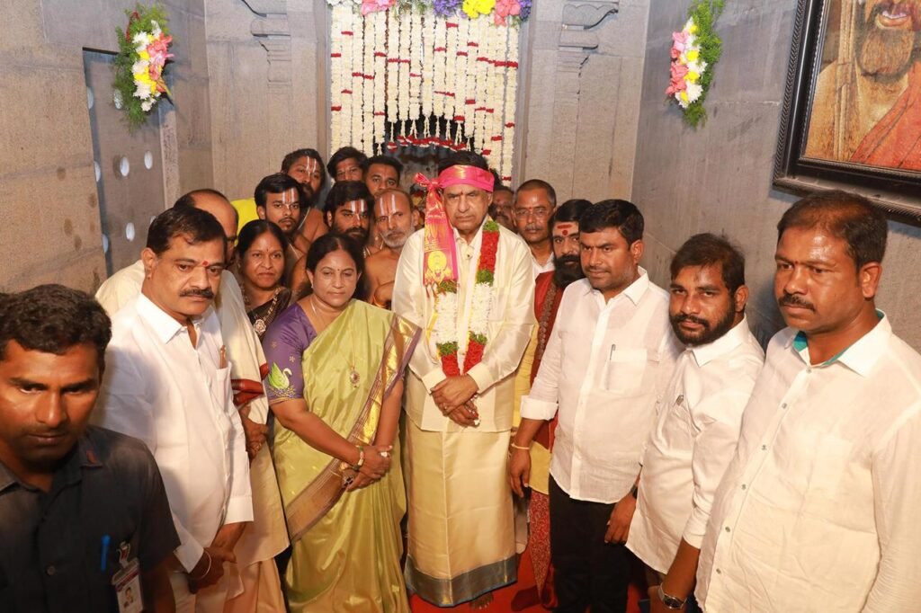 కీసరగుట్టలోని శ్రీ వేంకటేశ్వర వేద విజ్ఞాన పీఠాన్ని సందర్శించిన టిటిడి ఛైర్మెన్ బి.ఆర్. నాయుడు