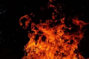 అమరావతిలో మళ్ళీ భారీ అగ్నిప్రమాదం.. ఈసారి మేఘా కంపెనీ పైపులు దగ్ధం