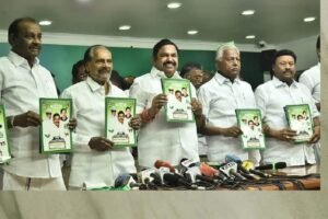 పురుషులకూ ఉచిత బస్సు ప్రయాణం: అన్నాడీఎంకే మేనిఫెస్టో విడుదల