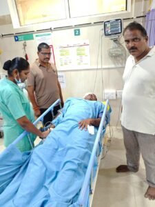 ఎస్ఐ నాగమల్లేశ్వరరావుకు తీవ్ర గాయాలు