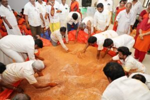 ఒంటిమిట్ట శ్రీ రాములవారి కల్యాణానికి తలంబ్రాల తయారీ ప్రారంభం