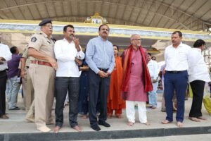 ఒంటిమిట్ట కళ్యాణోత్సవ ఏర్పాట్లపై క్షేత్రస్థాయి పరిశీలన