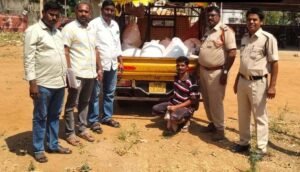 అక్రమంగా తరలిస్తున్న పీడీఎస్ బియ్యం పట్టివేత!