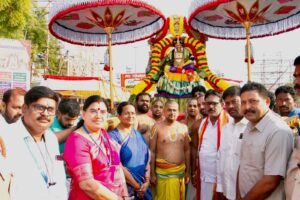 మోహిని అలంకారంలో పల్లకిపై విహరించిన కోదండరాముడు – భక్తులకు కనువిందు