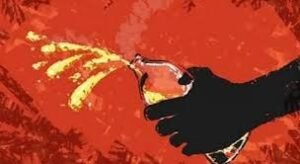 వ్యక్తి పై యాసిడ్ తో దాడి