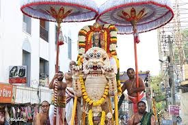 సింహ వాహనంపై శ్రీకోదండరాముడు