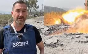 ఇజ్రాయెల్‌ క్షిపణి దాడి నుంచి త్రుటిలో తప్పించుకున్న జర్నలిస్టు