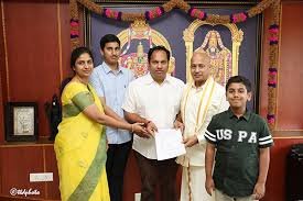 శ్రీ బాలాజీ ఆరోగ్య వర ప్రసాదిని స్కీంకు రూ.10 లక్షల విరాళం