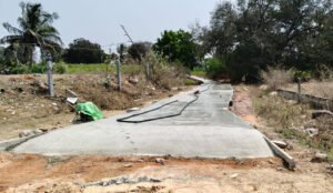 చురుగ్గా సాగుతున్న అరవపల్లె రోడ్డు పనులు