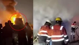 ప్రైవేట్ ట్రావెల్స్ బస్సులో అగ్నిప్రమాదం.. పూర్తిగా దగ్ధం