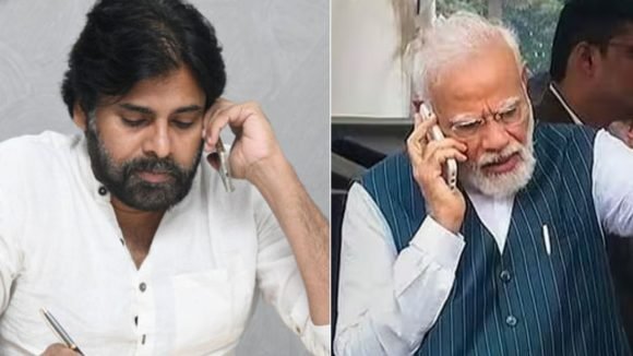 పవన్ కళ్యాణ్ ఆరోగ్య పరిస్థితి అడిగి తెలుసుకున్న ప్రధాని మోడీ