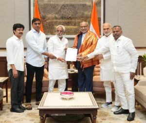 భారత ఉపరాష్ట్రపతిని కలిసిన ఎంపిలు