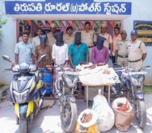 59 ట్రాన్స్ఫార్మర్ దొంగతనాలకు పాల్పడిన ముఠా అరెస్ట్.