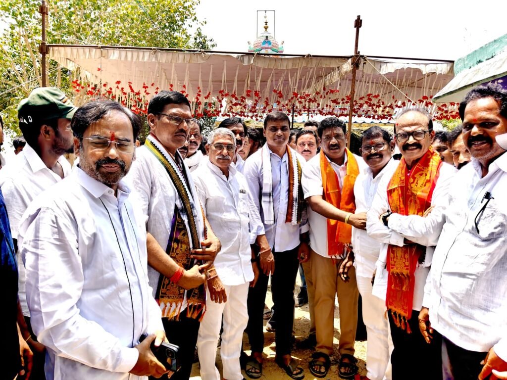 పల్లమ్మ తల్లి జాతర మహోత్సవం లో పాల్గొన్నఎంపీ మిధున్ రెడ్డి