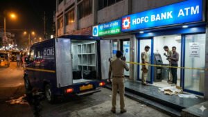 ఏటీఎంలలో పెట్టాల్సిన రూ.1.20 కోట్లతో జంప్!