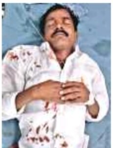 రోడ్డు ప్రమాదంలో వ్యక్తికి గాయాలు