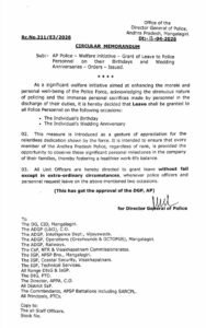 ఏపీ పోలీసులకు తీపికబురు