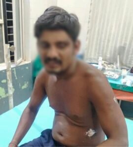 ఒక స్పిన్నింగ్ మిల్లు వద్ద ఈ ఘటన