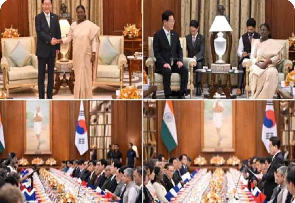 రాష్ట్రపతి భవన్లో దక్షిణ కొరియా అధ్యక్షుడికి ఆతిథ్యం!