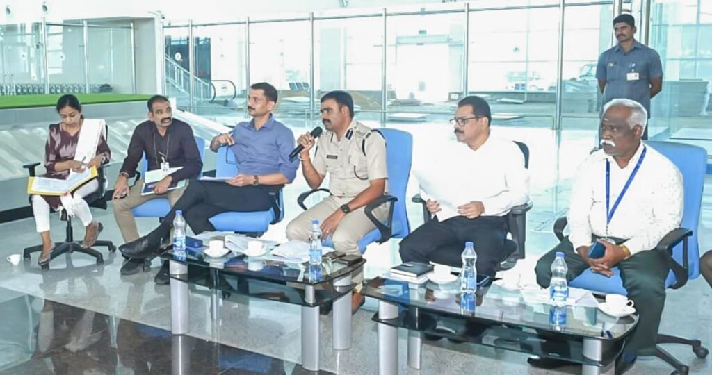 భద్రత ఏర్పాట్లపై అధికారులతో సమగ్ర సమీక్ష.