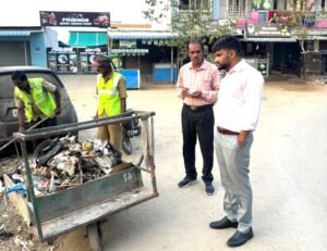 పారిశుద్ధ్య పనులపై జేసీ ఆకస్మిక తనిఖీలు