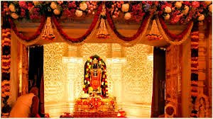 అయోధ్యను తలపించిన కళ్యాణ వేదిక కళాకృతులు