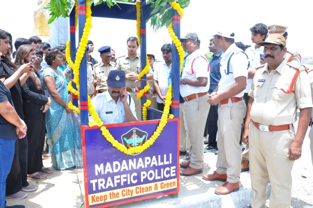 మదనపల్లిలో ట్రాఫిక్ క్రమబద్ధీకరణకు సరికొత్త అడుగు