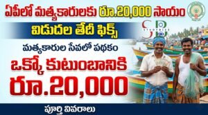 ఒక్కో మత్స్యకార కుటుంబానికి రూ.20,000 సాయం