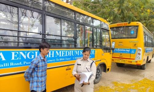 నిబంధనలు పాటించని బస్సులపై కఠిన చర్యలు తీసుకుంటాo- MVI సుప్రియ