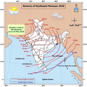 నైరుతి రుతు పవనాలు-2026 సమాచారం