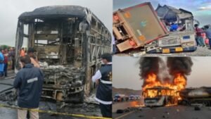 వరుస బస్సు ప్రమాదాలు….మొన్న ఘటన మరువక ముందే
