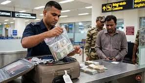 శంషాబాద్‌లో ఎయిర్‌పోర్ట్‌లో కస్టమ్స్‌ అధికారుల తనిఖీలు.