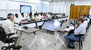 వ్యవసాయ, అనుబంధ రంగాలపై క్యాంప్ కార్యాలయంలో ముఖ్యమంత్రి  బాబు సమీక్ష.