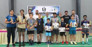బ్యాడ్మింటన్‌ పోటీల్లో చిన్నారుల ప్రతిభ
