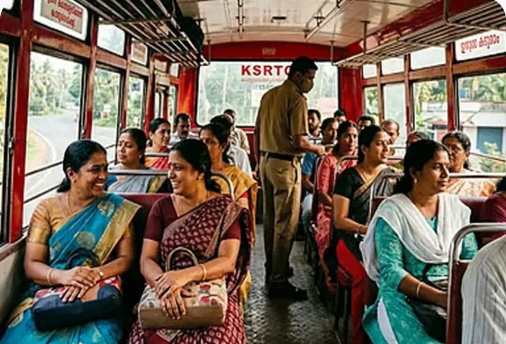 కేరళలో మహిళలకు ఉచిత బస్సు ప్రయాణం