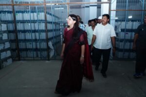 ఈవిఎం గోదాముల వద్ద పటిష్ట భద్రత
