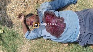 అంగళ్లు ఫ్లై ఓవర్ వద్ద రోడ్డు ప్రమాదం గుర్తుతెలియని యువకుడు స్పాట్ డెడ్