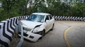 తిరుమల మొదటి ఘాట్రోడ్డులో ప్రమాదం