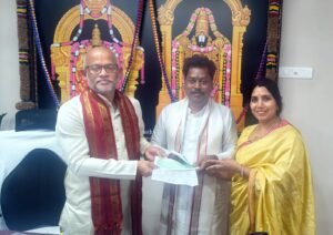టీటీడీకి రూ.45 లక్షలు విరాళం