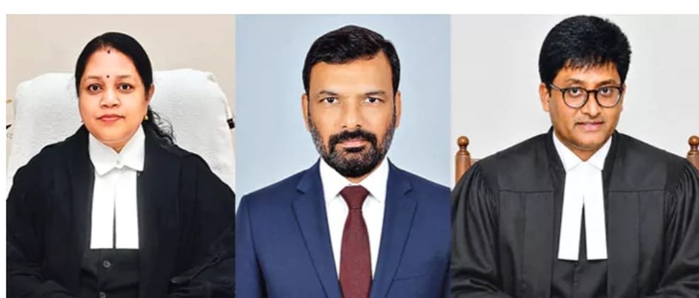 ఏపి హైకోర్టులో ముగ్గురు అదనపు న్యాయమూర్తులు ప్రమాణ స్వీకారం..