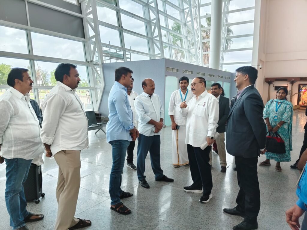 పార్లమెంటరీ కమిటీ సభ్యులను మర్యాదపూర్వకంగా కలిసిన ఎంపీ మిథున్