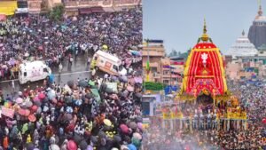 పూరీ జగన్నాథ రథయాత్రలో తొక్కిసలాట.. ఒకరు మృతి, 100 మందికి పైగా గాయాలు