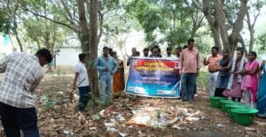 డిగ్రీ కళాశాలలో పారిశుద్ధ్య కార్యక్రమాలు