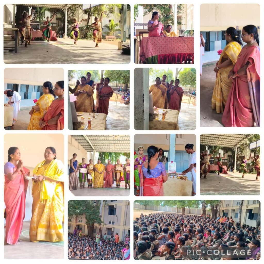 శ్రీ పద్మావతి బాలికల ఉన్నత పాఠశాలలో ‘నంది విద్య నటేశ్వరి’ సాంస్కృతిక కార్యక్రమం