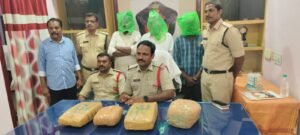పెనగలూరులో 6.5 కిలోల గంజాయి స్వాధీనం.. ముగ్గురు అరెస్ట్