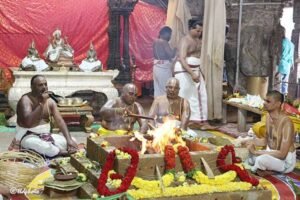 శ్రీ గోవిందరాజస్వామివారి ఆలయంలో వైభవంగా కవచ ప్రతిష్ఠ