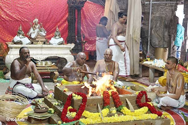 శ్రీ గోవిందరాజస్వామివారి ఆలయంలో వైభవంగా కవచ ప్రతిష్ఠ