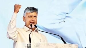 ‘పంచతత్వ’ కాన్సెప్టుతో ఏర్పాటు చేసిన వాకింగ్ ట్రాక్‌ పరిశీలించిన సీఎం చంద్రబాబు.