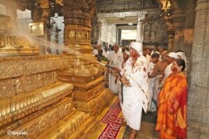 శాస్త్రోక్తంగా విజయవాడ ఎస్వీ ఆలయంలో కోయిల్ ఆళ్వార్ తిరుమంజనం